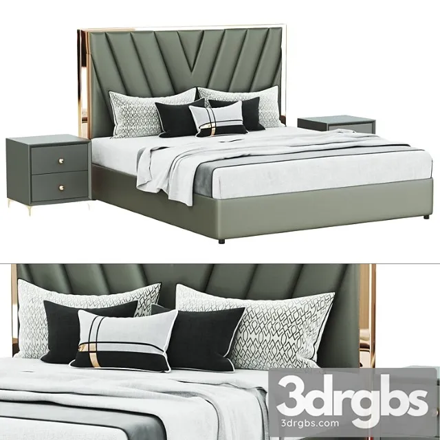 Nordic High End Wedding Bed Design 3dsmax Download