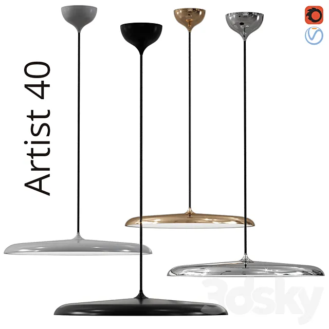 Nordlux Artist 40 3DS Max Model