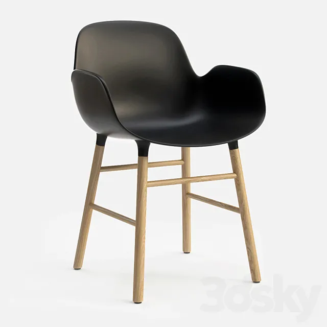 Normann Copenhagen: Form Armchair 3DS Max Model