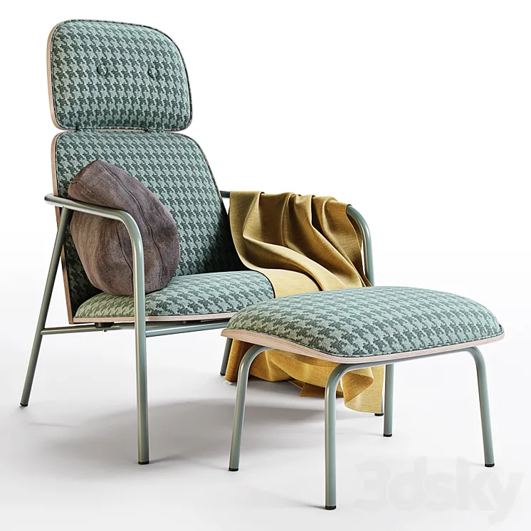 Normann Copenhagen: Lounge Chairs – Pad 3DS Max