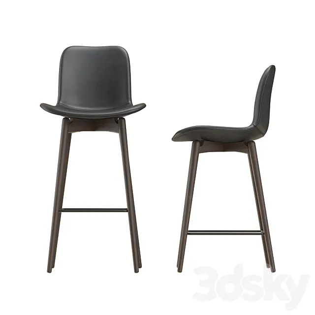 NORR11 Langue Bar Chair-leather 3DSMax File