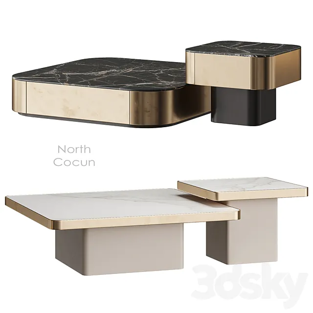 North Cocun coffee table 3ds Max