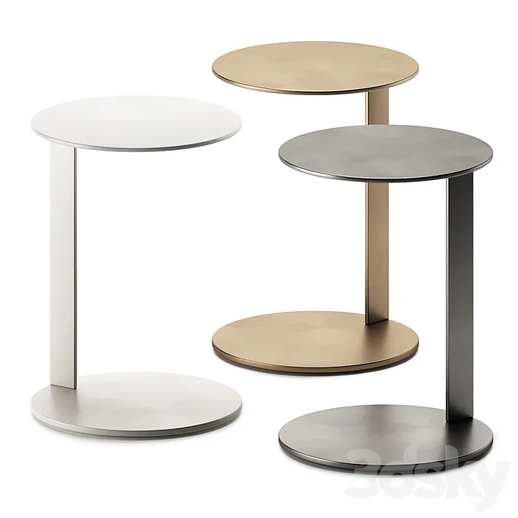 Note Modern Side Table | blu dot 3DS Max