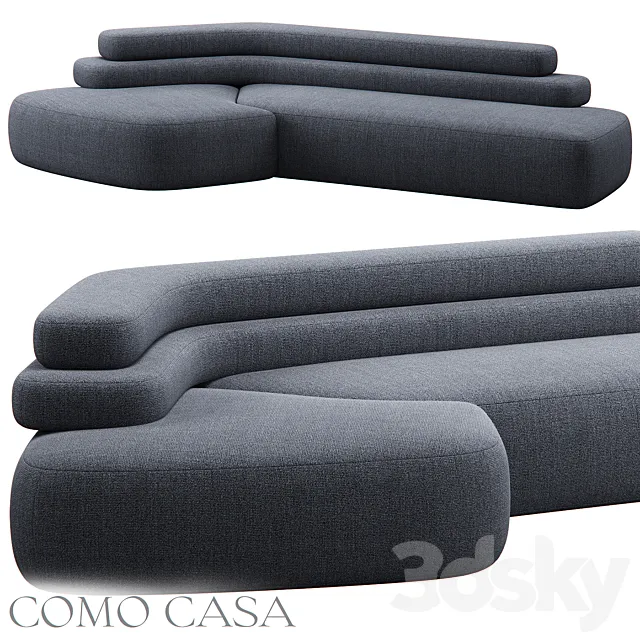 Noto sofa by Como Casa 3DS Max Model