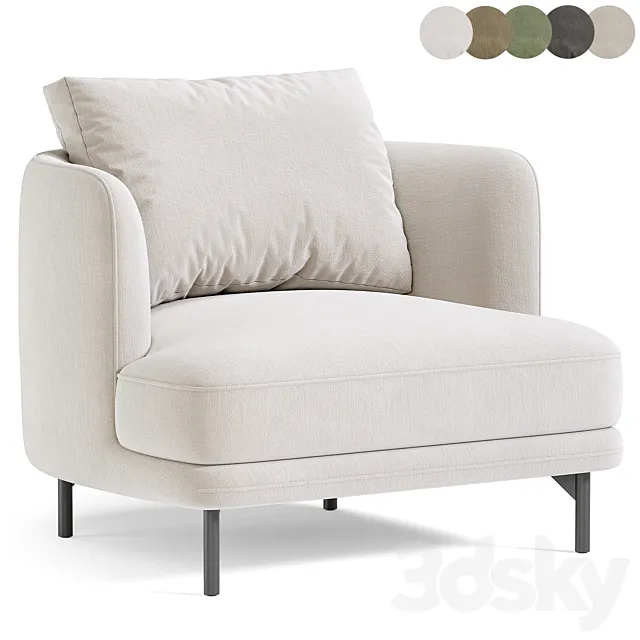 NOVA Armchair 3ds Max