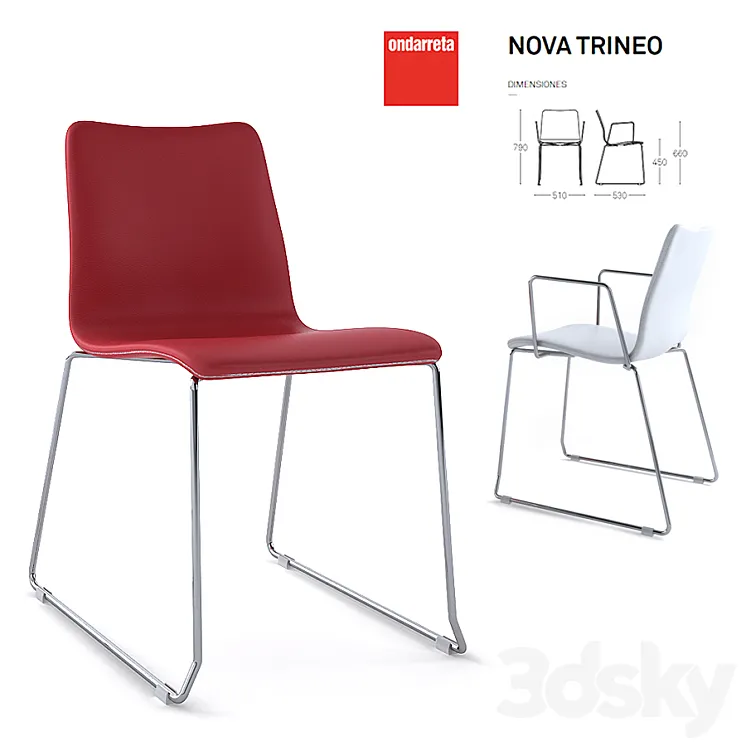 Nova Trineo Ondarreta 3DS Max