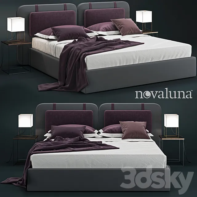 Novaluna SOUND Double bed 3DSMax File