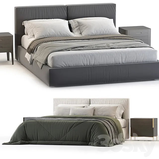 Novamobili BRICK Bed 3ds Max