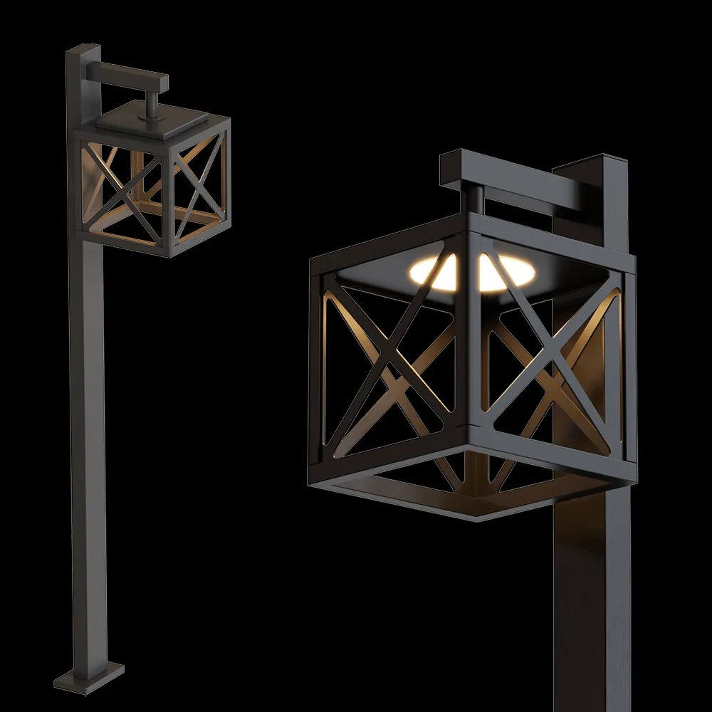 Novotech – Outdoor lamp post DANTELA 358448 3ds Max