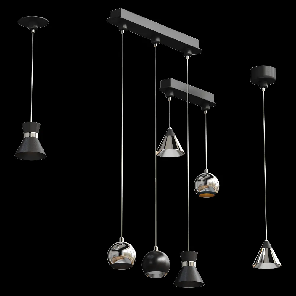 Novotech – Pendant lamps Compo 358389 3ds Max