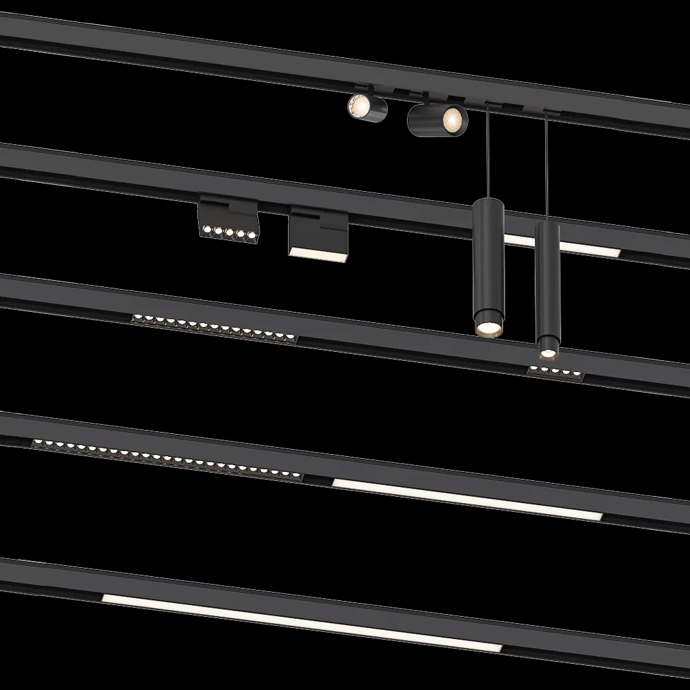 Novotech – Track lighting system Kit 3ds Max