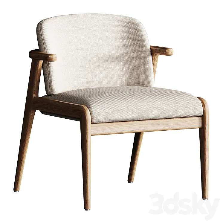 Nowe Dining Chair 3DS Max