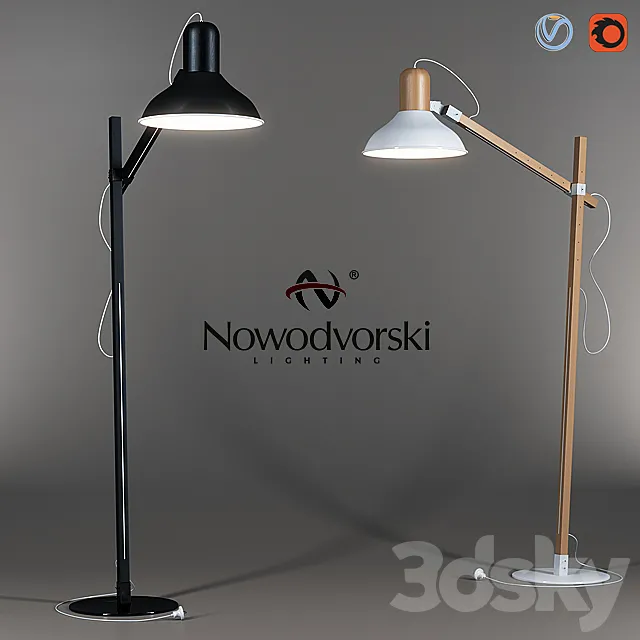 Nowodvorski 6534 WOOD BOY 3DS Max Model