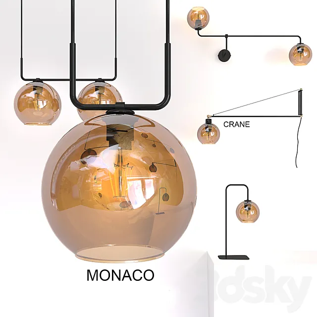 Nowodvorski Monaco and Crane 3DS Max Model