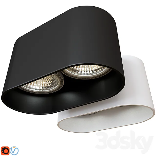 Nowodvorski OVAL consignment lamp 3ds Max