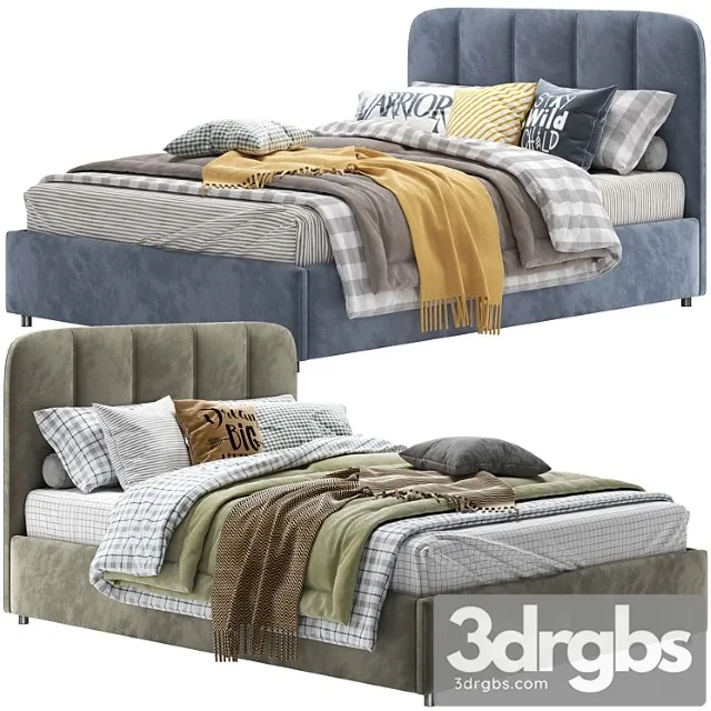 Nuance upholstered platform bed