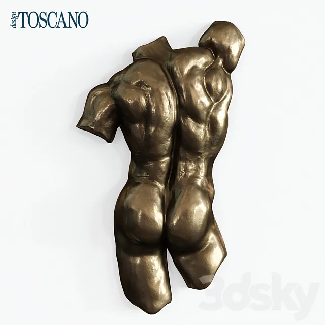 Nude Torso Wall Sculptures 3DS Max Model