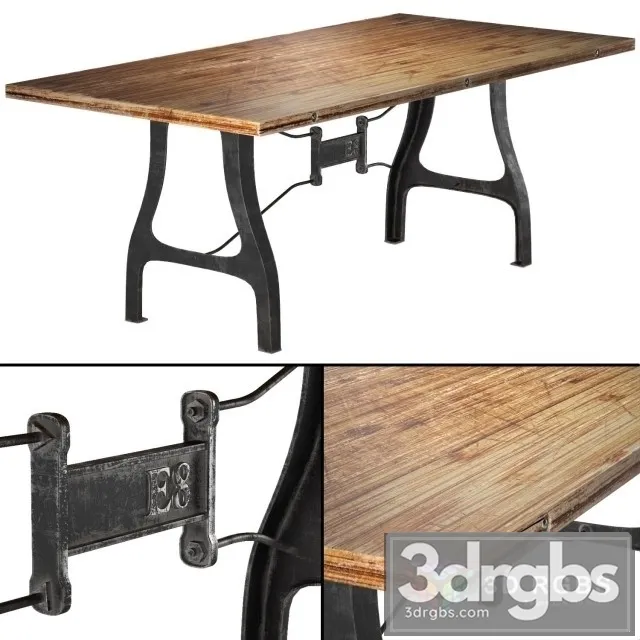 Nuevo V4A Leg Small Dining Table 3dsmax Download