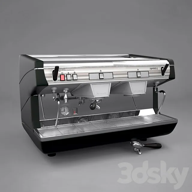 Nuova Simonelli Appia II coffee machine 3ds Max