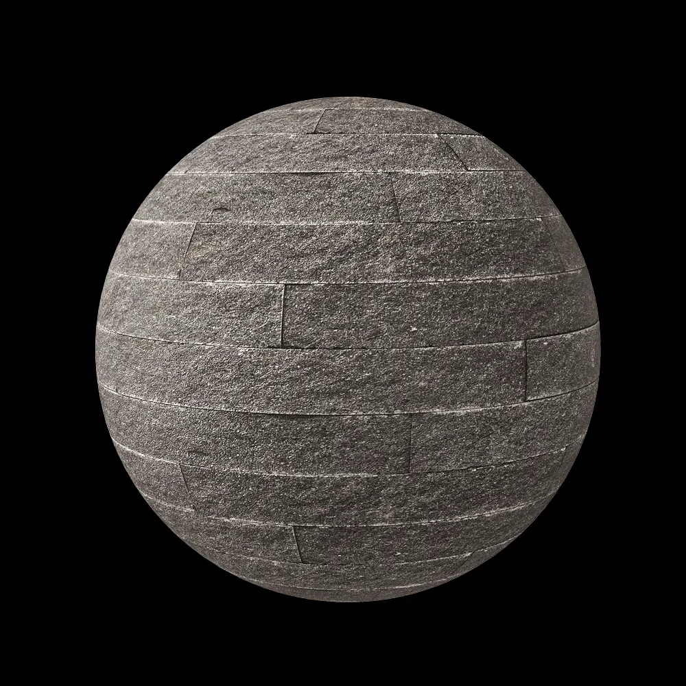 Nur Mosaic – Basalt shub mosaic tile ashlar series 3ds Max