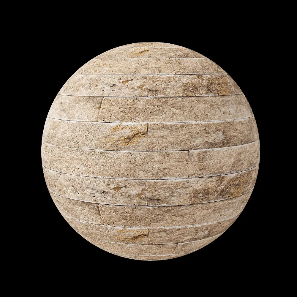 Nur Mosaic – Mosaic classic travertine fur coat 3ds Max