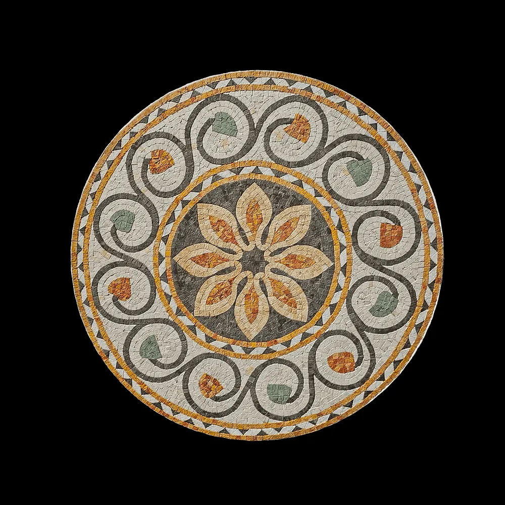 Nur Mosaic – Mosaic flower with natural stone 3ds Max