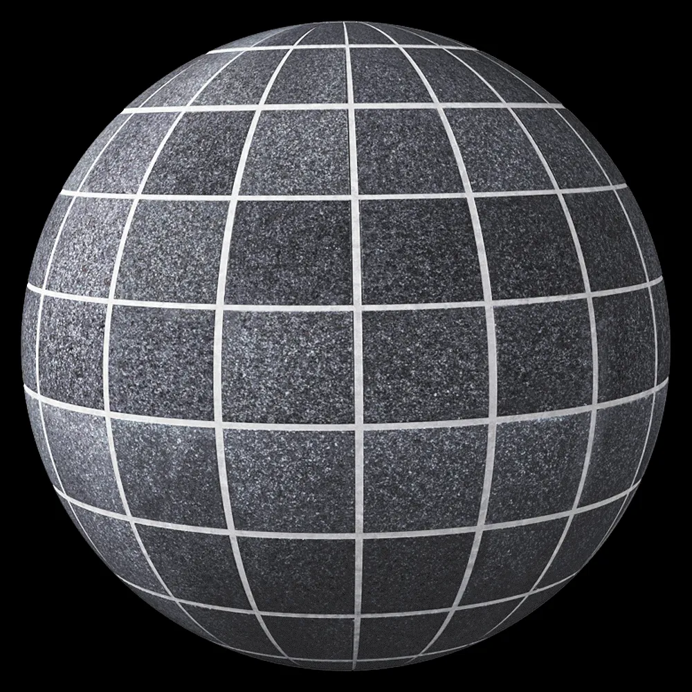 Nur Mosaic – Mosaic from a basalt cube 3ds Max