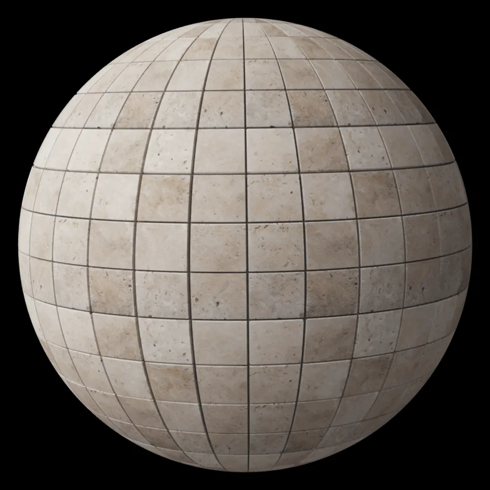 Nur Mosaic – Mosaic with antique pattern 3ds Max