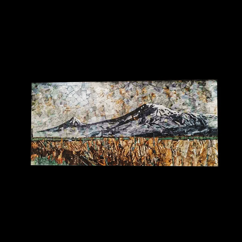Nur Mosaic – Stone mosaic picture Mountain Ararat 3ds Max