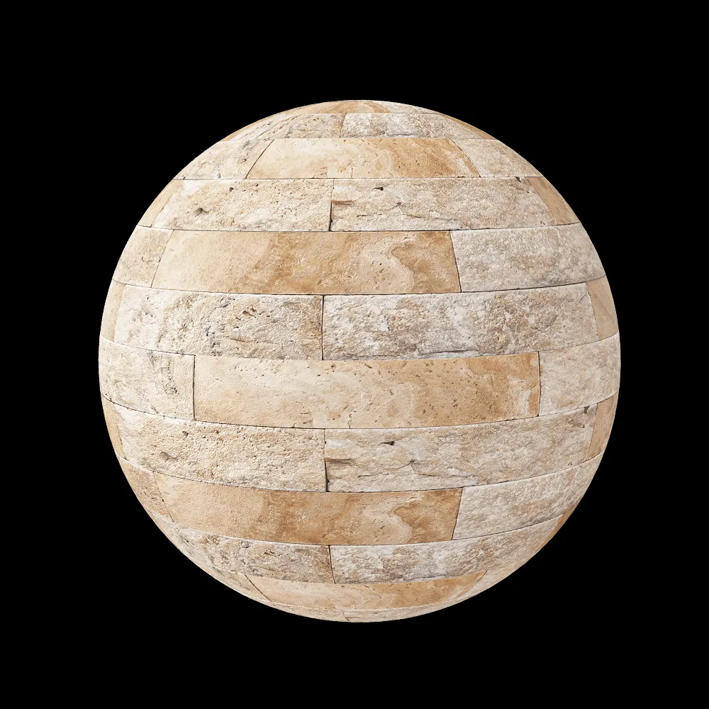 Nur Mosaic – Travertine classic exclusive mosaic tile 3ds Max