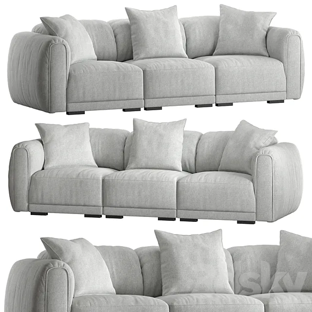Nuvola three-seater sofa from Dantonehome 3ds Max