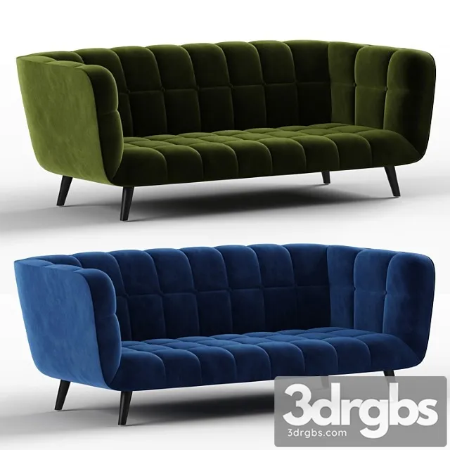 Nv 3 Seat Sofa 3dsmax Download