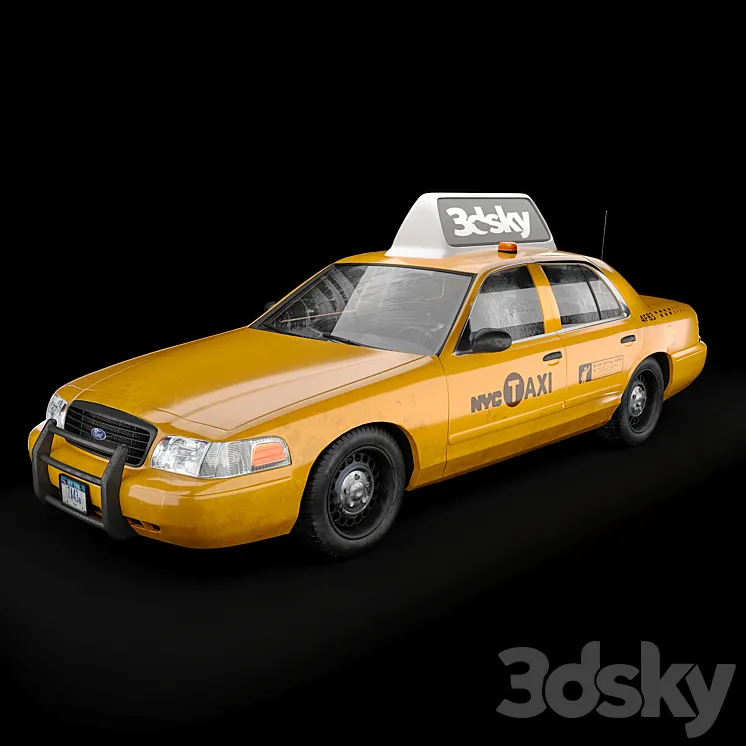 NY Taxi 3DS Max