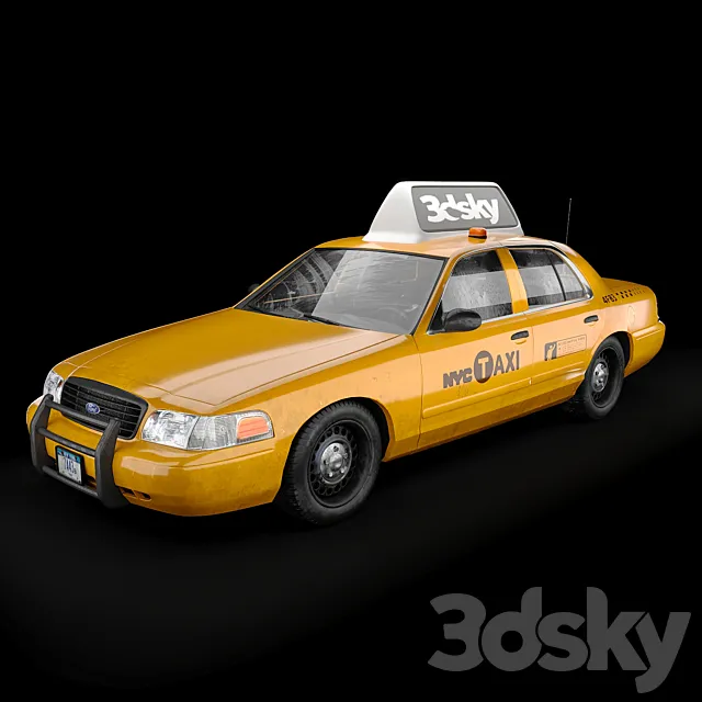 NY Taxi 3DSMax File
