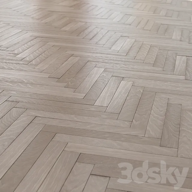 oak herringbone parquet 3ds Max