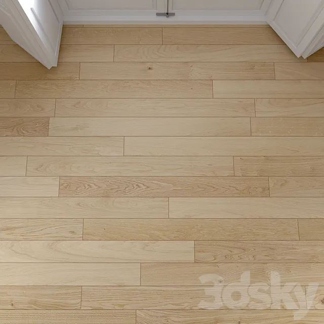 Oak Natural light floor 3 3ds Max