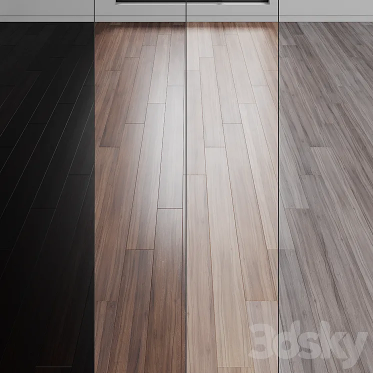 Oak parquet board 04 (wood floor set) 3DS Max Model