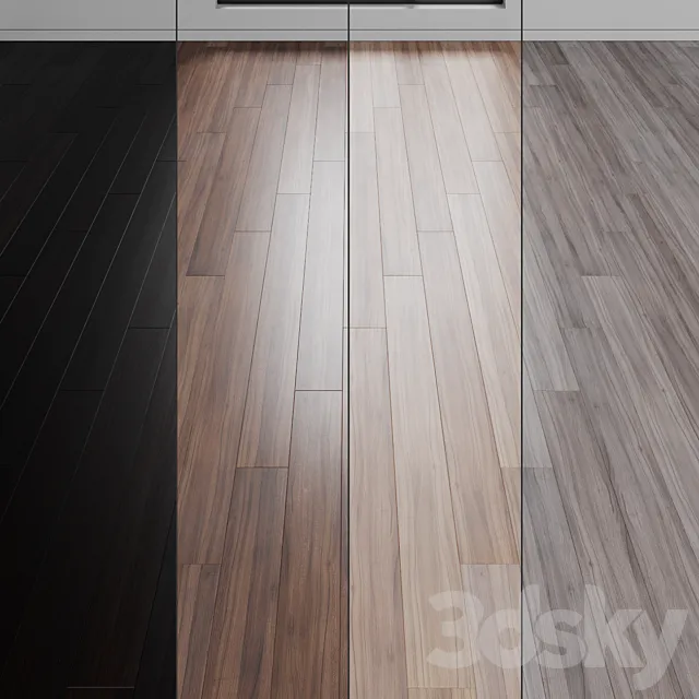 Oak parquet board 04 (wood floor set) 3dsMax Model