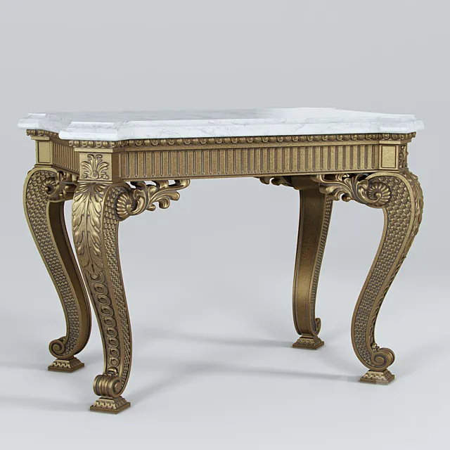 Oak table 3ds Max
