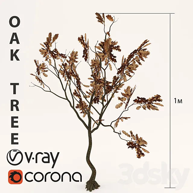 OAK Tree 3ds Max