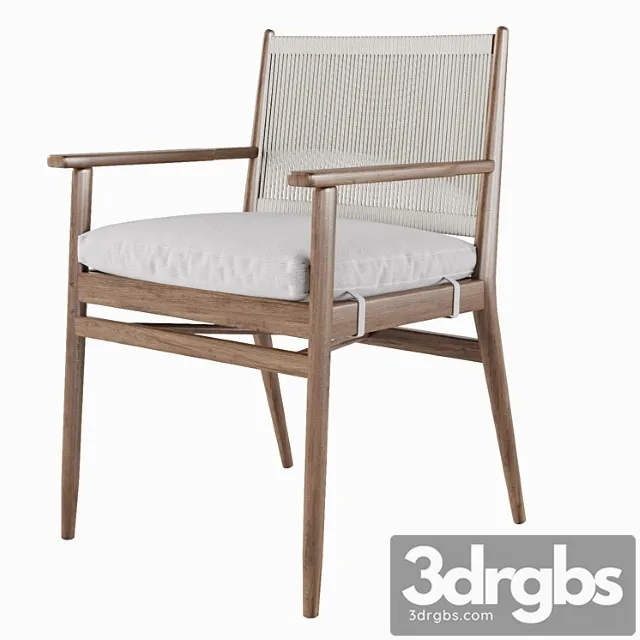 Oakmont Outdoor Dining Arm Chair 3ds Max Files