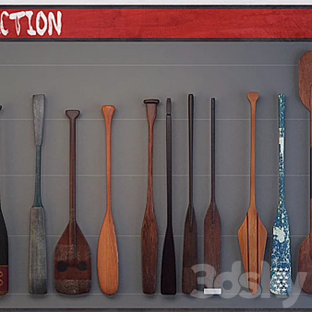 Oars Collection 3DSMax File