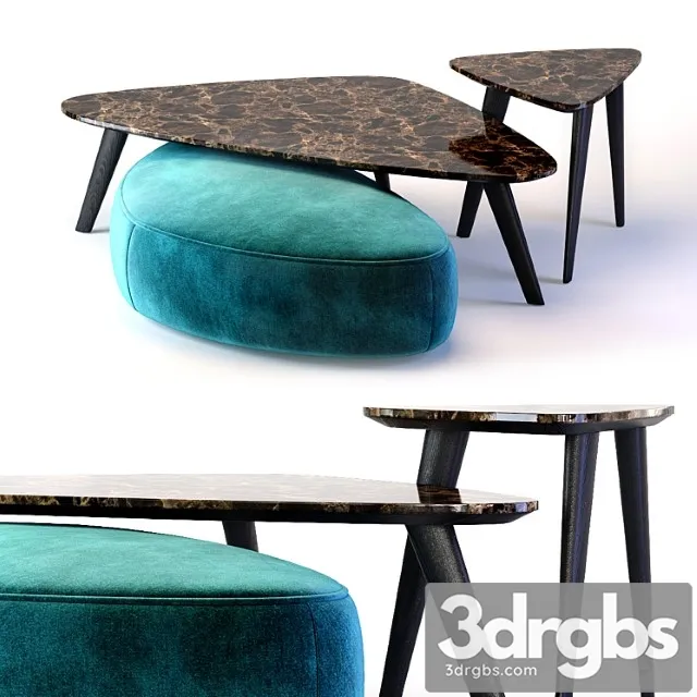 Oasis andre collection small table and ottoman 2 3dsmax Download
