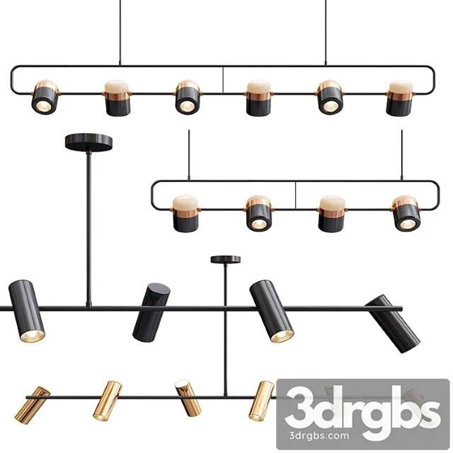 Obie diner & ling pl6 linear suspension light