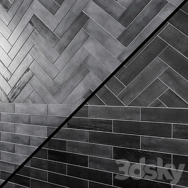 OBLIQUE RANGE tile 3ds Max
