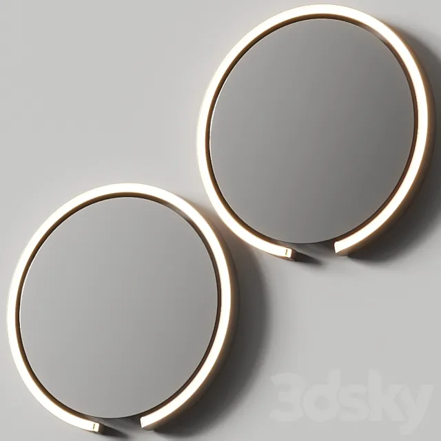 Occhio Mito Sfera Wall Mirors 3ds Max