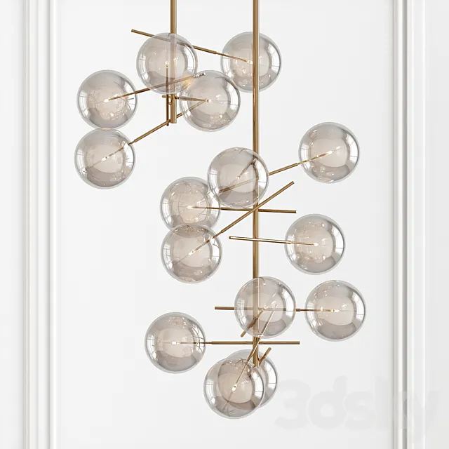 Ochre  at MaisonGallotti & Radice Bolle Pendant Light by Massimo Castagna 3DS Max Model