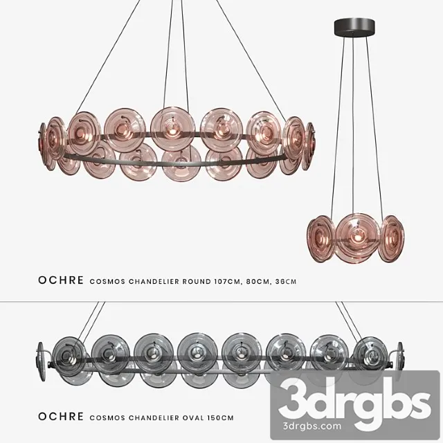 Ochre cosmos chandelier