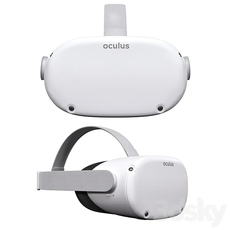 Oculus Quest 2 3DS Max Model