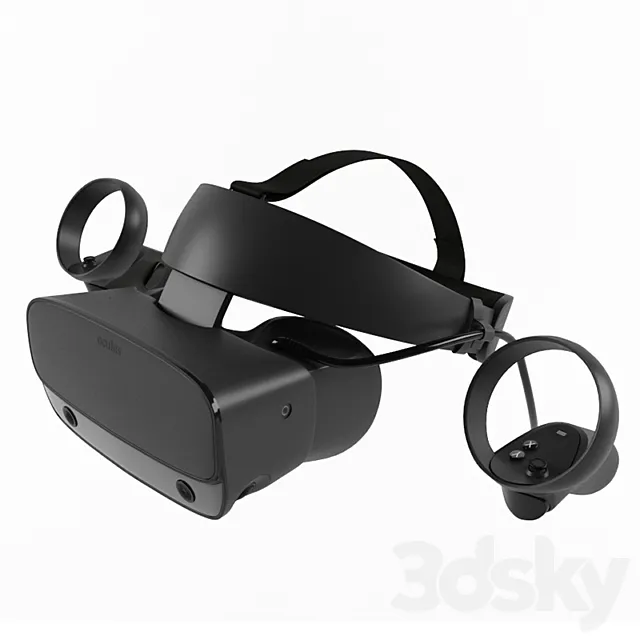 Oculus Rift S VR Headset 3DSMax File